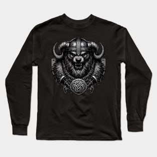 Bear Berserker Norse Mythology Viking Warrior Long Sleeve T-Shirt